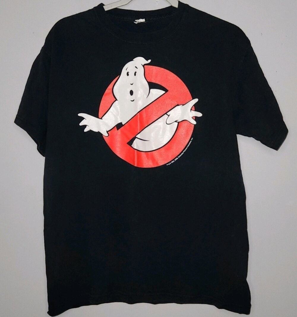 Official Ghostbusters Movie Black T-Shirt Size Small 2009 No Tag